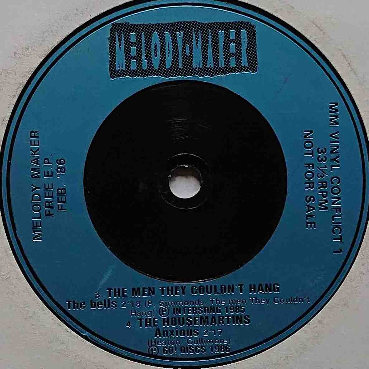 MMVC 1 Melody Maker free e. p. Various  Label